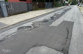Ulica przed remontem/ fot. B. Szczepaniak