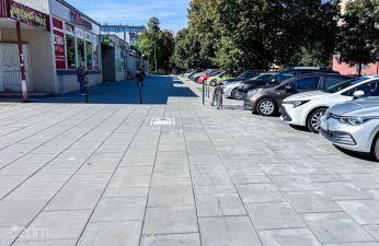 Nowa nawierzchnia chodnika na ul. Rycerskiej. fot. Bartosz Szczepaniak / ZDM