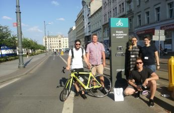 Licznik rowerzystów przekroczył 100 000 wskazań