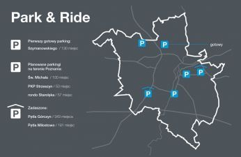 Lokalizacje parkingów P&R