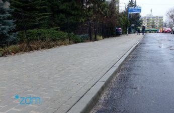 Wyremontowany chodnik na ul. Sokołowskiego