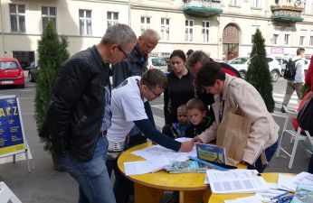 Park(ing) Day na skwerze Eki z Małeki połączony z konsultacjami społecznymi