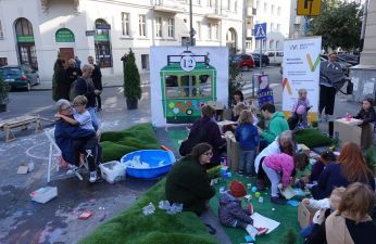 Park(ing) Day na skwerze Eki z Małeki połączony z konsultacjami społecznymi