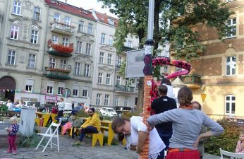 Park(ing) Day na skwerze Eki z Małeki połączony z konsultacjami społecznymi