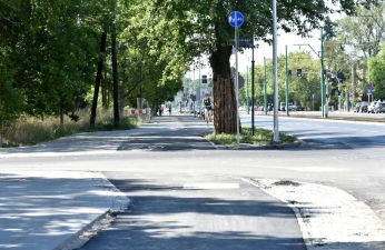 Droga rowerowa przy ul. Grunwaldzkiej