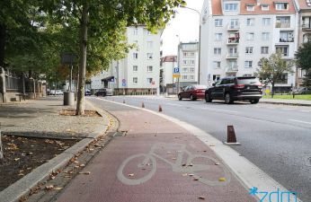 Na ul. Krakowskiej dwukierunkowa droga rowerowa zostanie oddzielona od jezdni