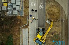 ul. Złotowska - budowa drogi rowerowej