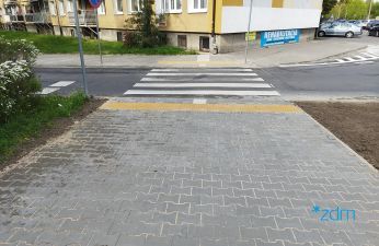 ul. Rylejewa - wyremontowany chodnik