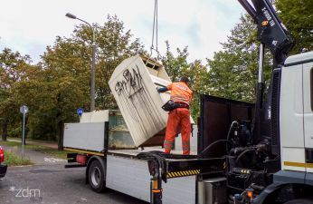 Usunęliśmy kontenery na ul. Chociszewskiego.