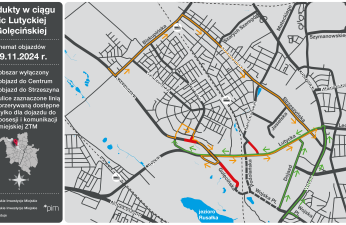 Schemat objazdów