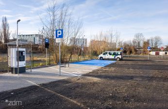 Nowy parking Park & Go przy ul. Pułaskiego 9. fot. Bartosz Jankowski / ZDM