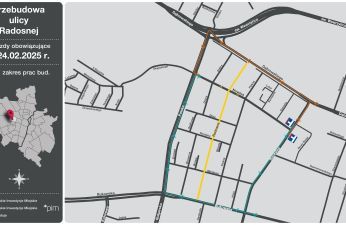 Obowiązujące objazdy od 24 lutego br.