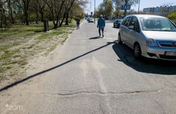 Wyremontujemy chodnik na ulicy Wiatracznej. fot. Bartosz Jankowski / ZDM