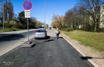 Wyremontujemy chodnik na ulicy Wiatracznej. fot. Bartosz Jankowski / ZDM