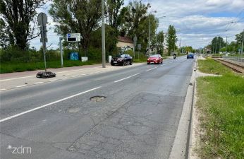 Wyremontujemy nawierzchnię jezdni na ulicy Starołęckiej. fot. Bartosz Szczepaniak / ZDM