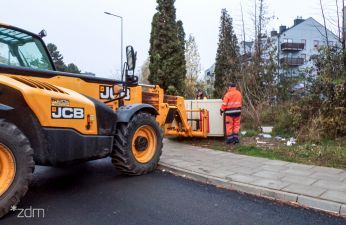Nielegalny kontener zniknął z ulicy Jasielskiej.