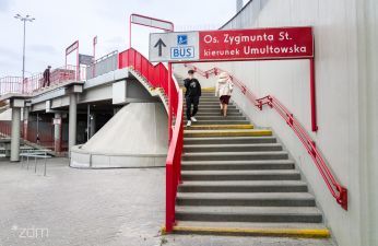 Węzeł przesiadkowy Szymanowskiego. fot. Bartosz Jankowski / ZDM