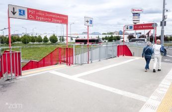 Węzeł przesiadkowy Szymanowskiego. fot. Bartosz Jankowski / ZDM