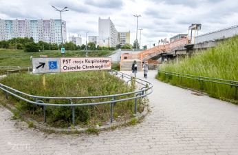 Węzeł przesiadkowy Kurpińskiego. fot. Bartosz Jankowski / ZDM