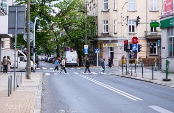 Skrzyżowanie ulic Polnej i Szamarzewskiego. fot. Bartosz Jankowski / ZDM