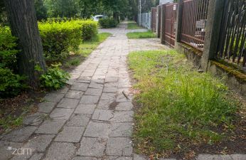 Chodnik na ulicy Ściegiennego. fot. Bartosz Jankowski / ZDM