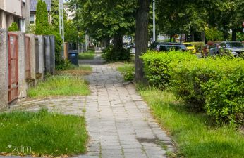 Chodnik na ulicy Ściegiennego. fot. Bartosz Jankowski / ZDM