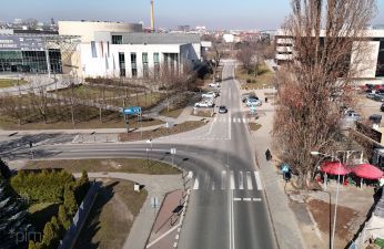 Tereny w pobliżu Malty wraz z budynkami Politechniki Poznańskiej