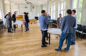 Spotkanie informacyjne w Ośrodku Szkolno-Wychowawczym dla Dzieci i Młodzieży Niepełnosprawnej na Ogrodach. fot. Bartosz Jankowski / ZDM