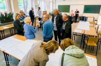 Spotkanie informacyjne w IV Liceum Ogólnokształcącym na Ogrodach. fot. Bartosz Jankowski / ZDM