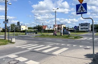 Nowe przejścia dla pieszych na ulicach Spławie i Chrzanowskiej. fot. Bartosz Jankowski / ZDM