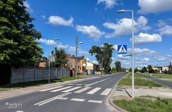 Nowe przejścia dla pieszych na ulicach Spławie i Chrzanowskiej. fot. Bartosz Jankowski / ZDM
