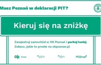 Aby skorzystać z niższych stawek za parkowanie, trzeba przede wszystkim potwierdzić fakt rozliczania podatku w Poznaniu