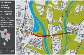 Przebudowa mostu Chrobrego będzie podzielona na etapy, co pozwoli na zachowanie ciągłości przejazdu przez Wartę w tym miejscu
