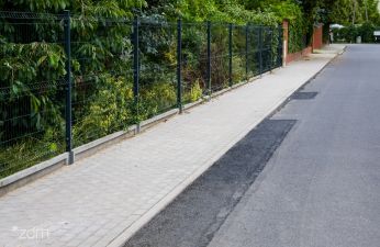 Wyremontowany chodnik na ul. Białogardzkiej. fot. Bartosz Jankowski / ZDM