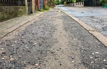 Wyremontujemy chodnik na Podkomorskiej. fot. Bartosz Szczepaniak / ZDM