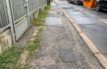 Wyremontujemy chodnik na Podkomorskiej. fot. Bartosz Szczepaniak / ZDM