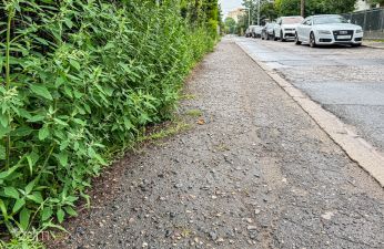 Wyremontujemy chodnik na Podkomorskiej. fot. Bartosz Szczepaniak / ZDM