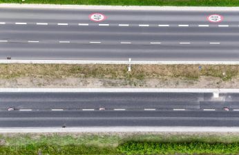 Ul. Warszawska w pełni przejedna. fot. PIM