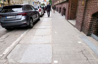 Chodnik na ulicy Łąkowej będzie wyremontowany. fot. Bartosz Jankowski / ZDM