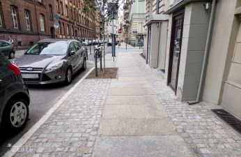 Wyremontowany odcinek ul. Łąkowej w zeszłym roku. fot. Bartosz Jankowski / ZDM