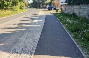 Wyremontowany chodnik na ul. Naramowickiej. fot. ZDM