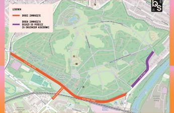 Schemat organizacji ruchu w rejonie Cytadeli