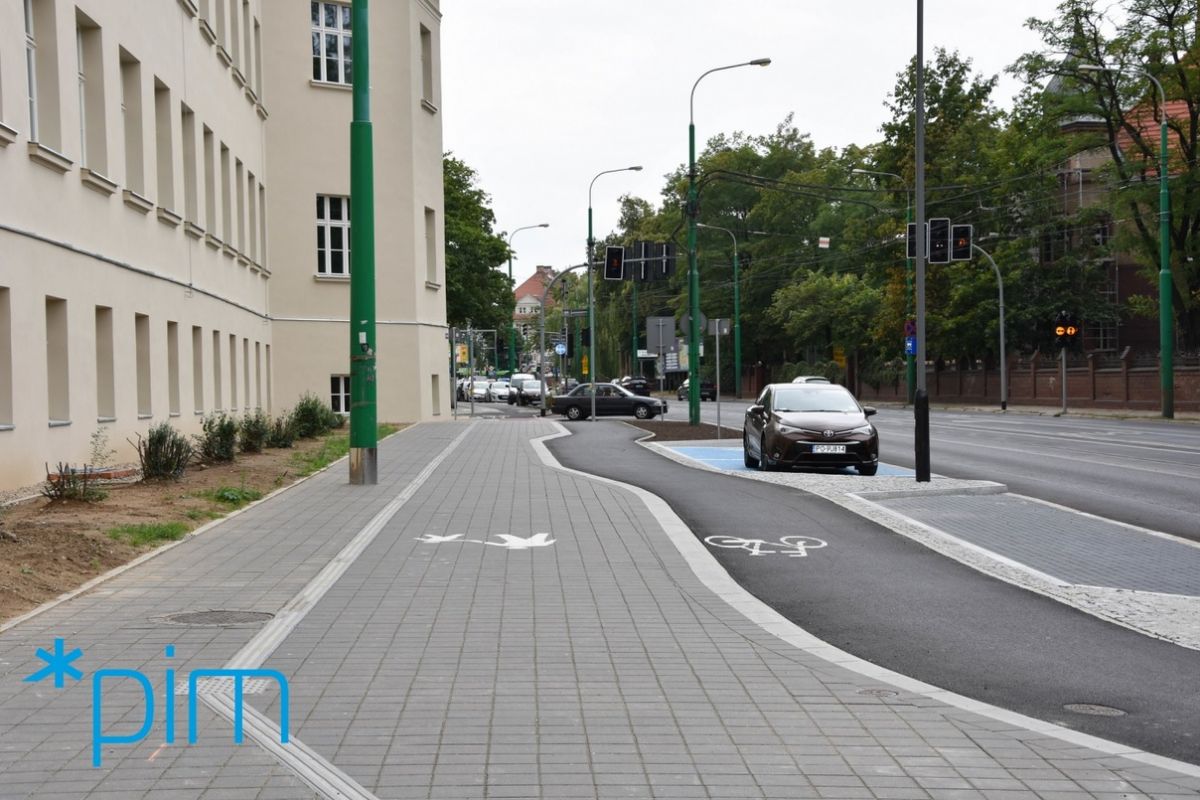 Budowa dróg rowerowych wzdłuż ul. Grunwaldzkiej na finiszu