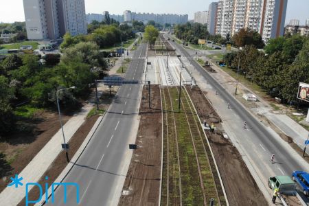 Górny Taras Rataj: wymiana nawierzchni na kolejnym odcinku jezdni