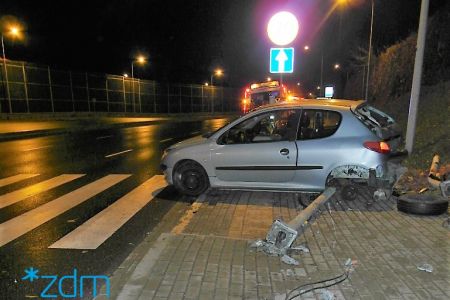 Zniszczone sygnalizacje świetlne