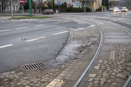 Poniedziałkowe prace na poznańskich ulicach