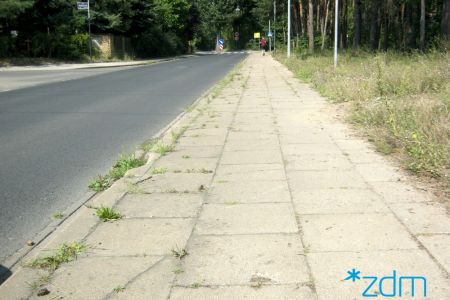 Remont chodnika na ul. Dziewińskiej