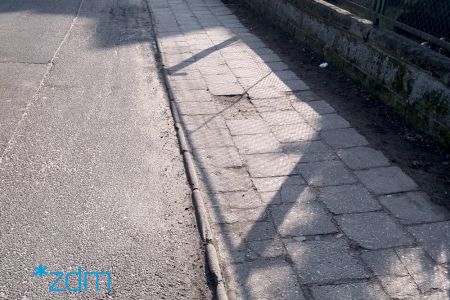 Nowy chodnik na ul. Śpiewaków