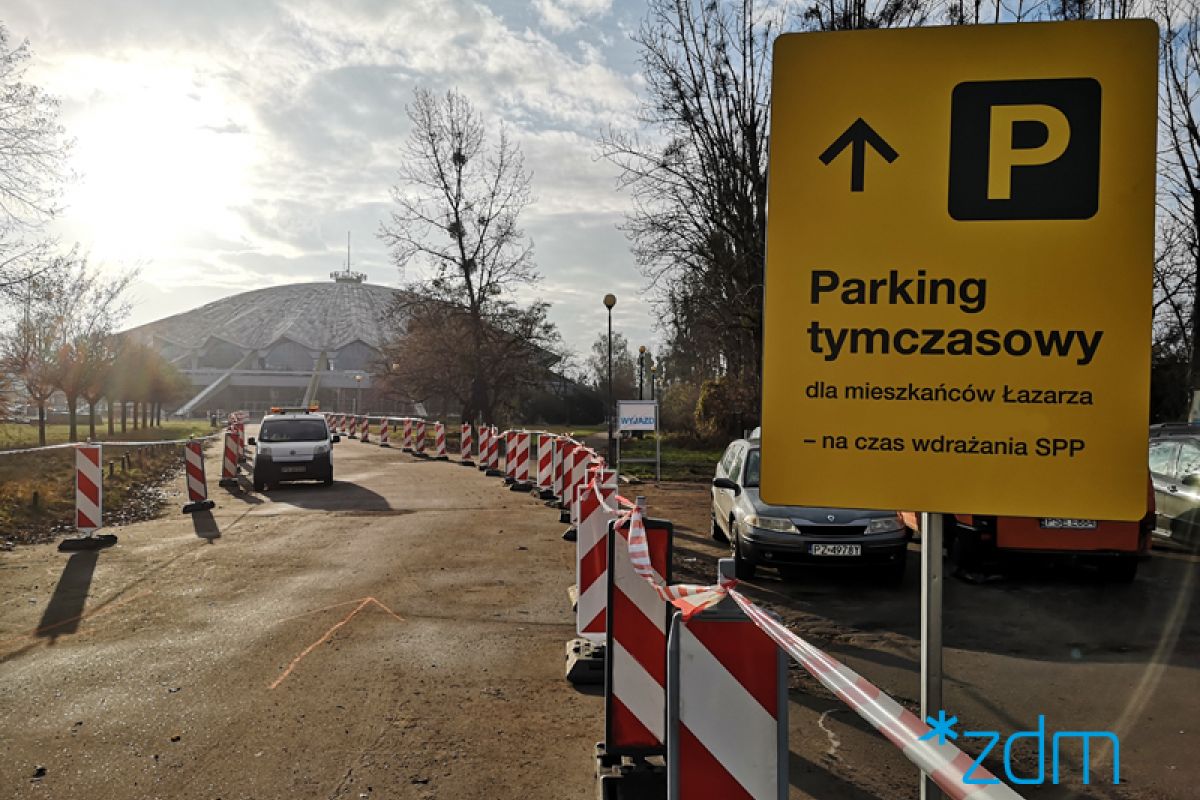 SPP Wilda i Łazarz - parkingi tymczasowe dla mieszkańców