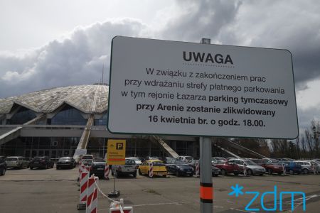 SPP Łazarz. Parkowanie przy Arenie tylko do piątku